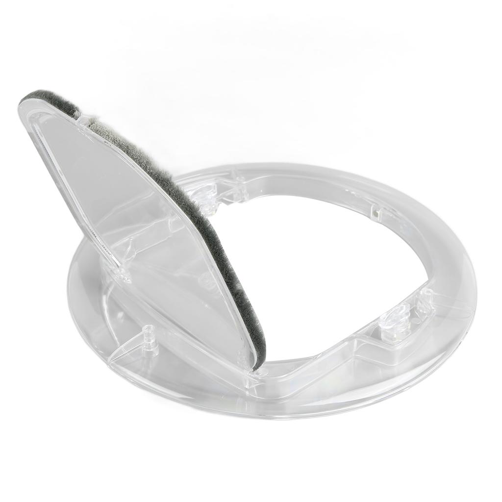 Pet Door Transparent Automatic Window Closure Barrier Free Door Interior Cat Door for Solid and Hollow Interior Door