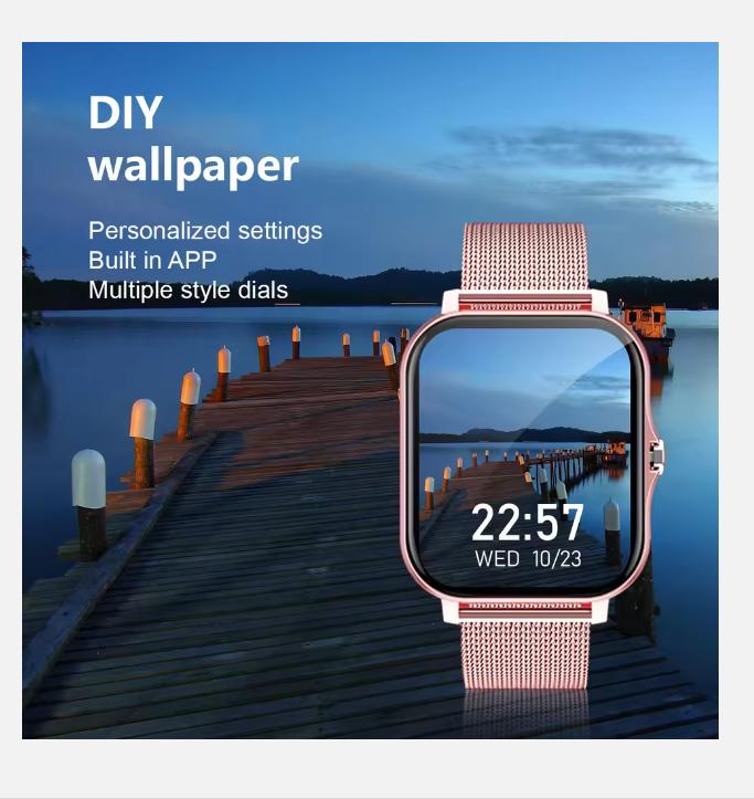 2025 Smartklocka trådlös samtal/uppringning Sportläge samtalsavisering och avvisning fitnessövervakning för iPhone/Andriod