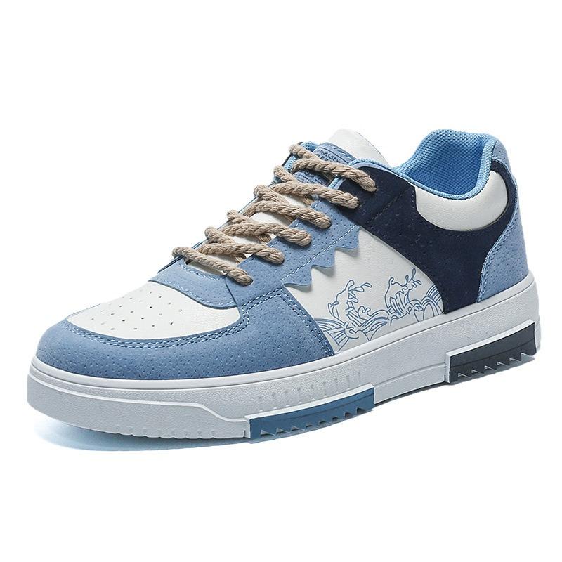 Herren Atmungsaktive und Vielseitige Stoffschuhe, Dicksohlige Sportschuhe, Lässige Board-Schuhe