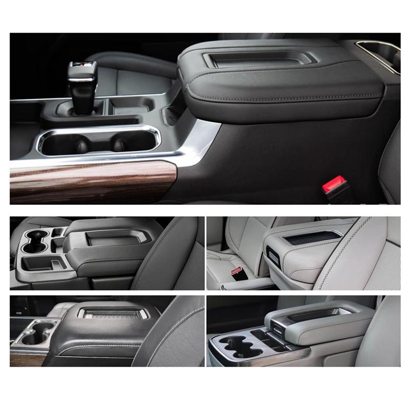 Center Console Armrest Cover For Chevy Silverado GMC Sierra Yukon Tahoe Suburban 2019-2025/2021-2025 Armrest Lids