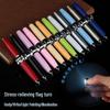 Creative Luminous Multifunction Spinner Pen with LED Light – Writable Decompression Ballpoint.