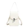 Small Womens Pu Handbag With Lock Closure For Daily Casual Use