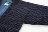 Edoten Cotton Hanten In Kurume Weave Navy Blue (Chanchanko) (Made Japan) (Large)