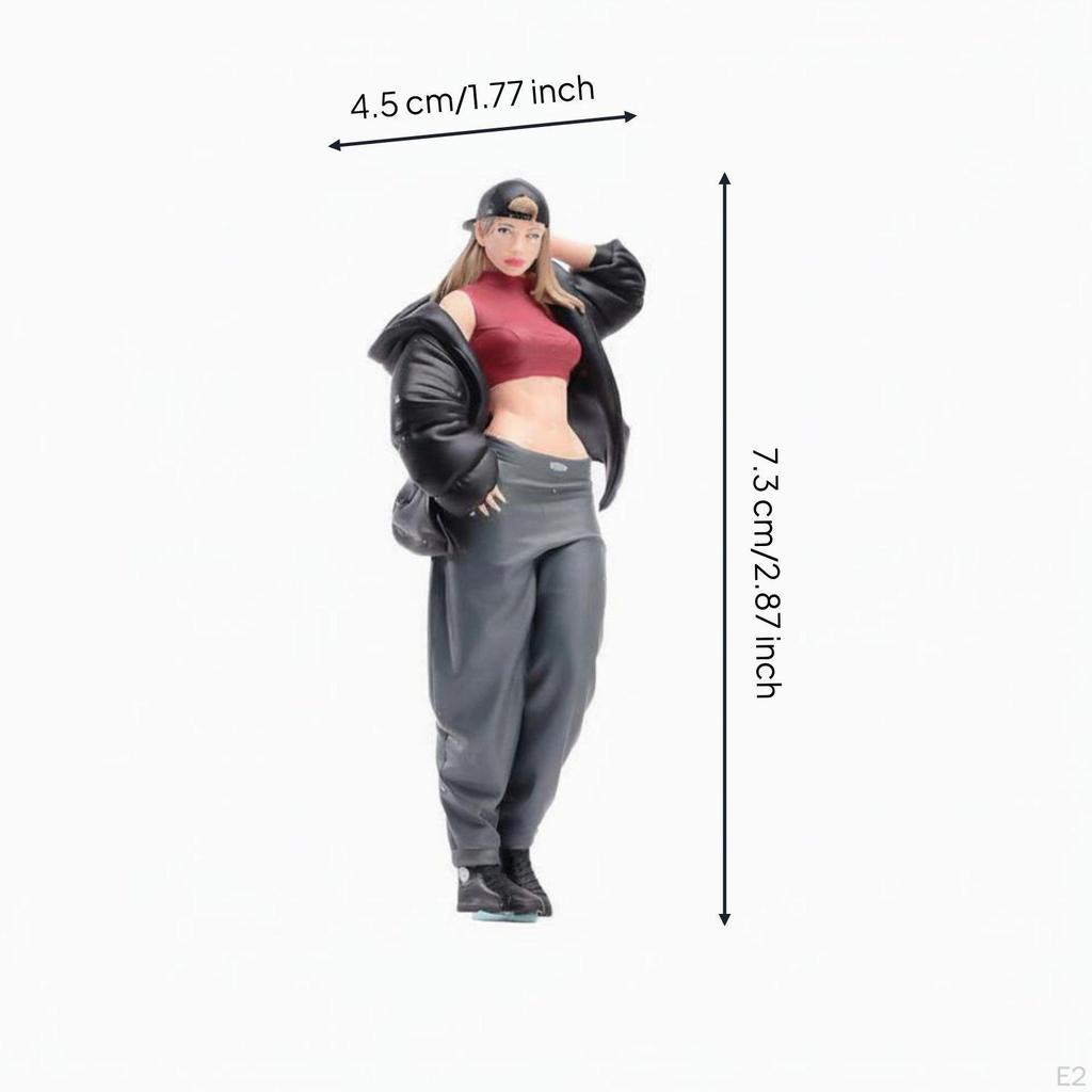 Diorama People Models Realistic Details Hand Painted Figurine Resin Material Mini for