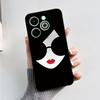 For Infinix Hot 40i Case Hot40i Fashion Marble Black Silicone Soft Phone Case For Infinix Hot 40i 40 i X6528B Back Cover Fundas