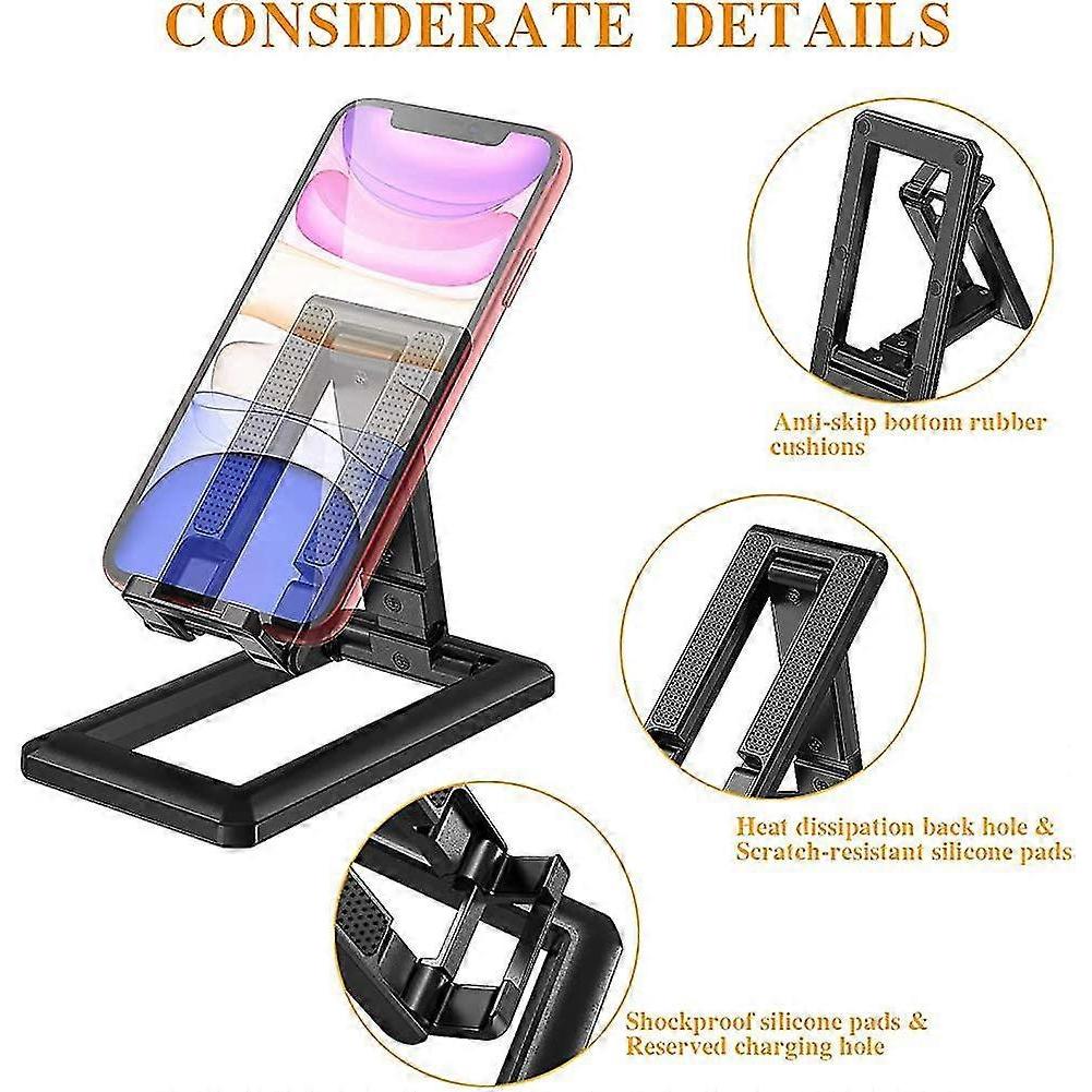 Mobile Phone Holder, Portable Multi Angle Adjustable Smartphone Holder, Ultra Lightweight Universa