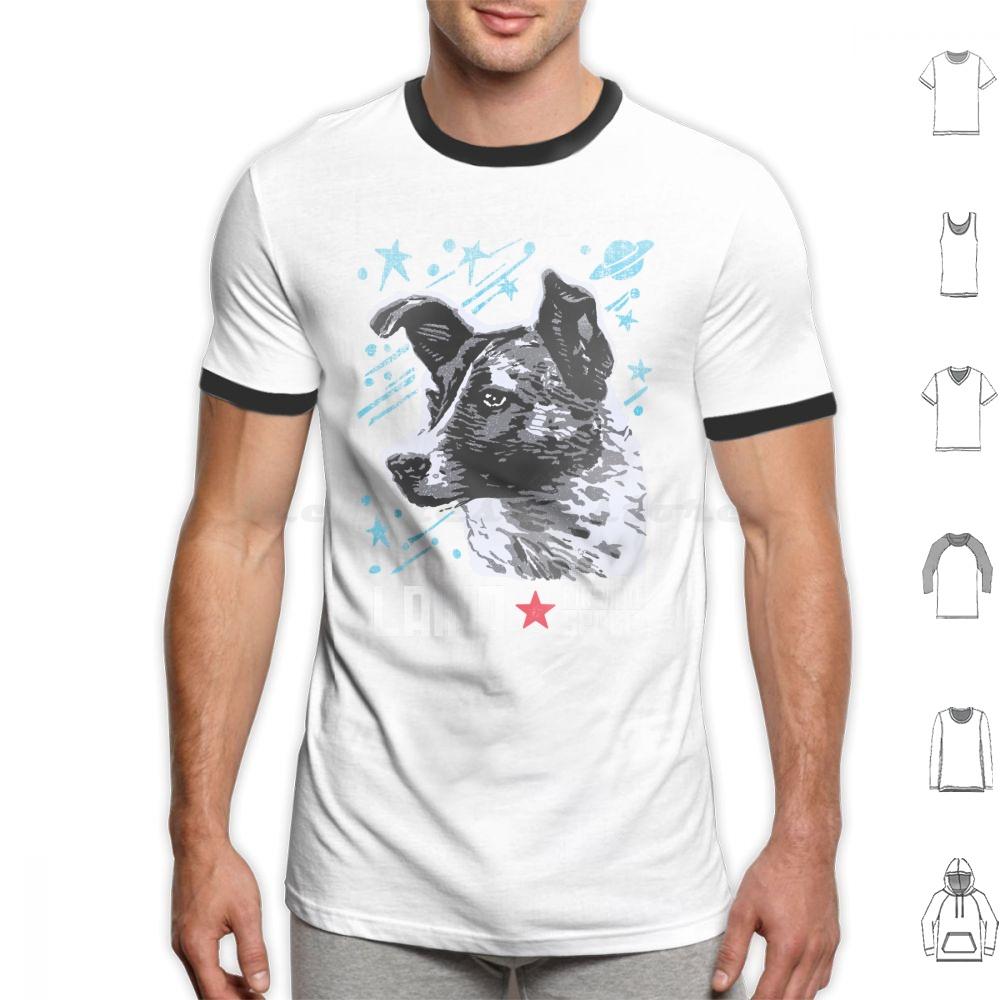 Laika Soviet Union Ussr Cosmonaut Dog First In Space T Shirt 6xl Cotton Cool Tee Laika Space Dog Soviet Russia Astronaut