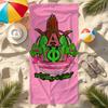 A-alpha-a K-kap-pa Towel Large  A-alpha Quick-Drying Microfiber soft Beach Towel for Travel Fitness Sauna Bathing Camping