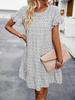New Women's Casual Print Dress Spring and Summer Temperament Ranch Style Female Dress