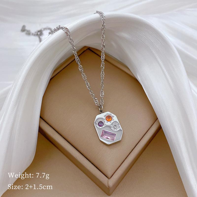 Real Gold Cold Necklace In The E-Commerce Good Goods Furnace, Women'S Collarbone Chain With Jewelry