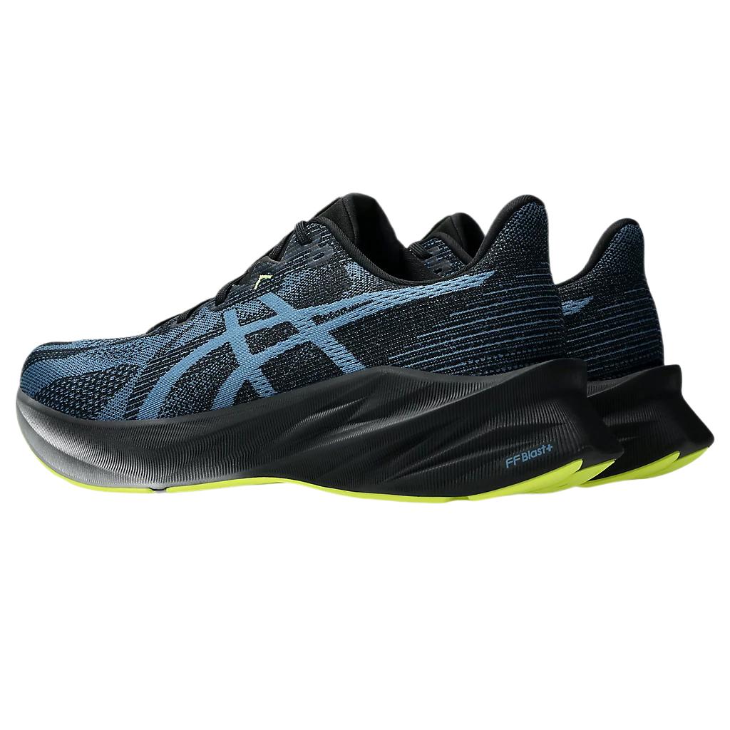 Asics Dynablast 5 Confortable Polyvalent Simple Mode Baskets Basses Chaussures de Course Homme Noir 1011B983-002
