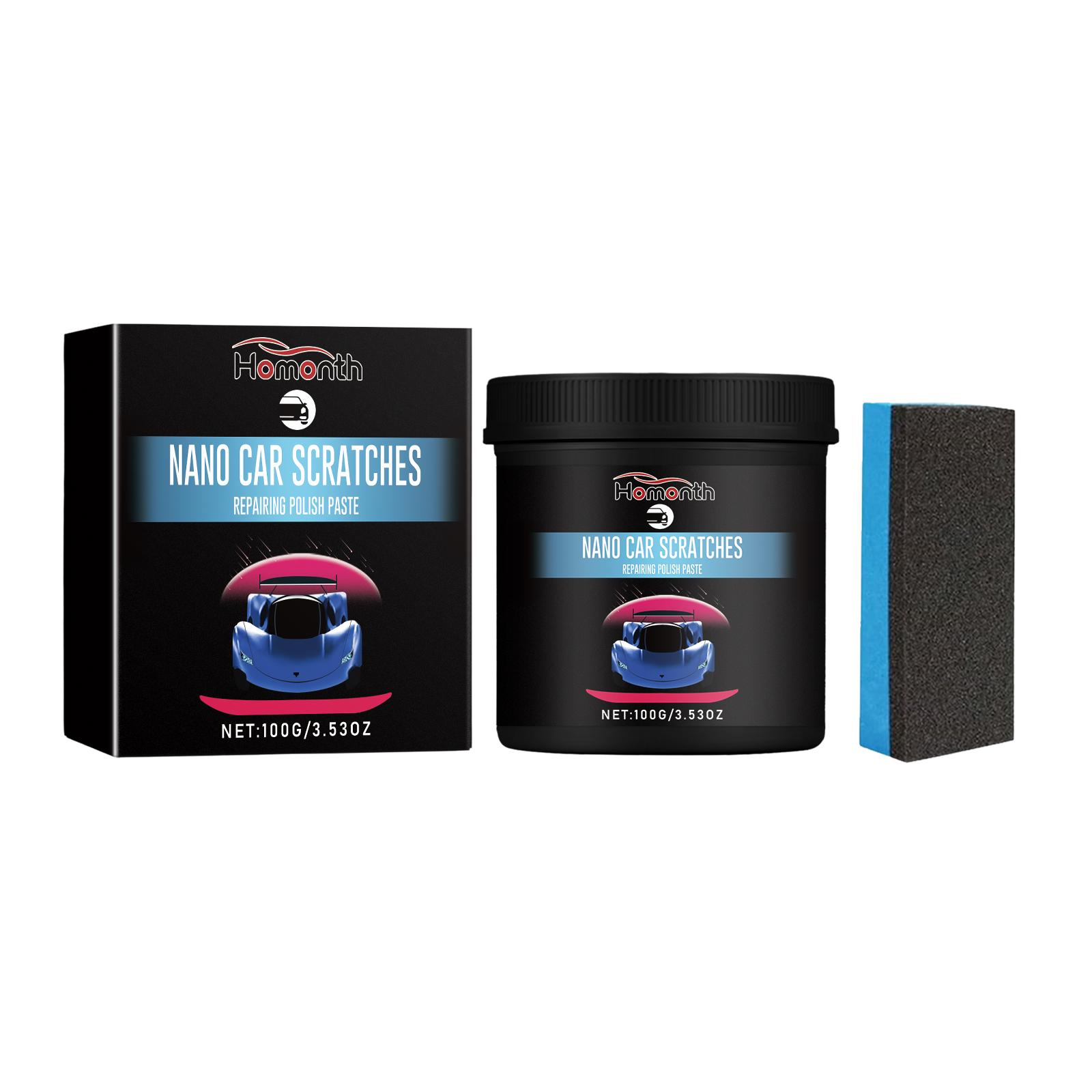 

Homonth Siberian Arctic Nano Scratch Repair Kit, Rapid Repair + 365-Day UV Protection 100g (Includes Sponge Polishing Pad)