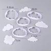 5Pcs/set Fondant Cutter Cloud Plastic Cake Cookie Biscuit Cutter Fondant Mold Fondant Cake Decorating Tools Sugar Craft