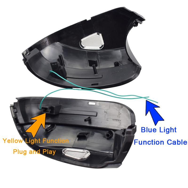 Scroll LED Dynamic Turn Signal Light Side Mirror Flashing Light Repeater Blinker For VW Passat CC B7 Beetle Scirocco Jetta MK6