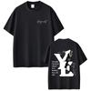 2026 Vendita Calda Rapper Kanye West T-shirt Grafica Uomo Donna Hip Hop Streetwear T-shirt Traspirante Streetwear Manica Corta Magliette Casual