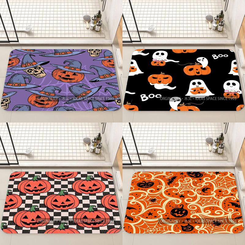 Halloween Pattern Floor Mat Living Room Decoration Home Sofa Non-Slip Carpet Study Bedroom Tatami Children'S Soft Floor Mat