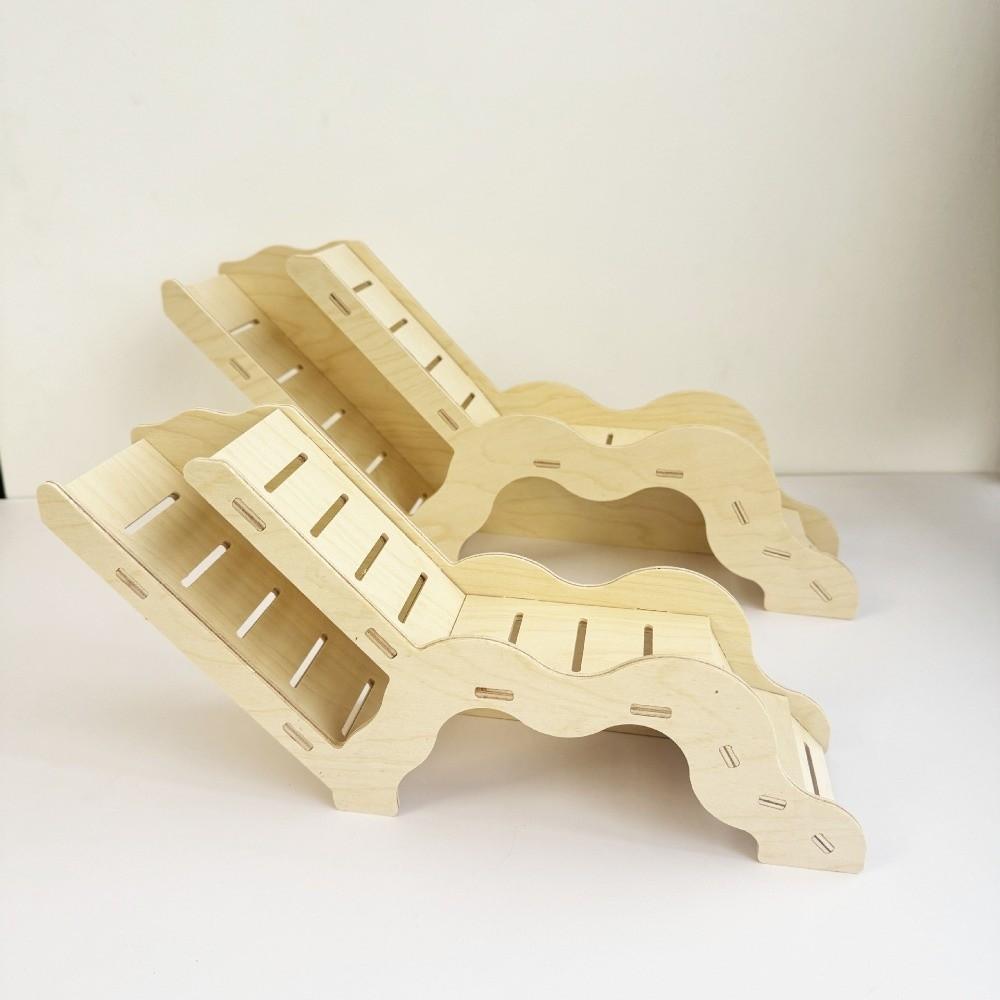 Large Size Hamster Tunnel Toy Wooden Pet Cage Furniture New Underground Cave  Small Pet Use