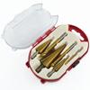 6-Piece Step Drill Set In Red Plastic Box