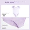 Children's Spring-Summer Ballet Skirt Bodysuit - Short Sleeve Dancewear for Girls