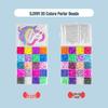 72-Color 2.6mm & 48-Color 5mm Fuse Beads Refill Set for DIY Handmade Educational Projects