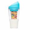 Double Layer Cereal To-Go Cup Leak-Proof Breakfast Container with Separate Compartments for Milk & Cereal Portable Cereal And Milk Cup