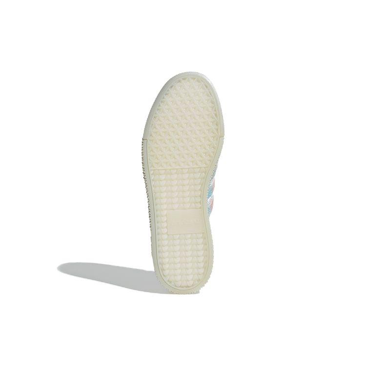 Adidas Originals Sambarose Synthetic Leather Low-Top Sneakers Women Sneakers White Green Pink GZ2797