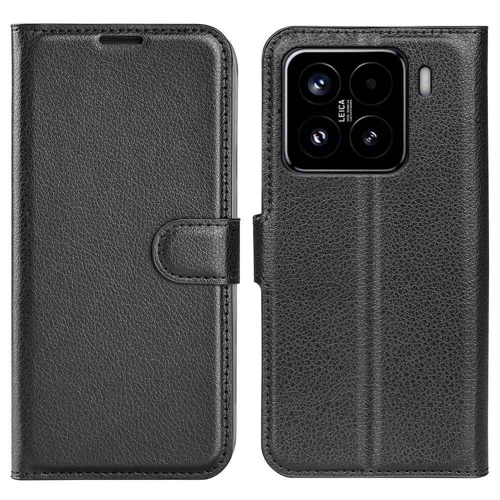 For Xiaomi 15 Case Litchi Texture Shockproof Leather Wallet Phone Cover
