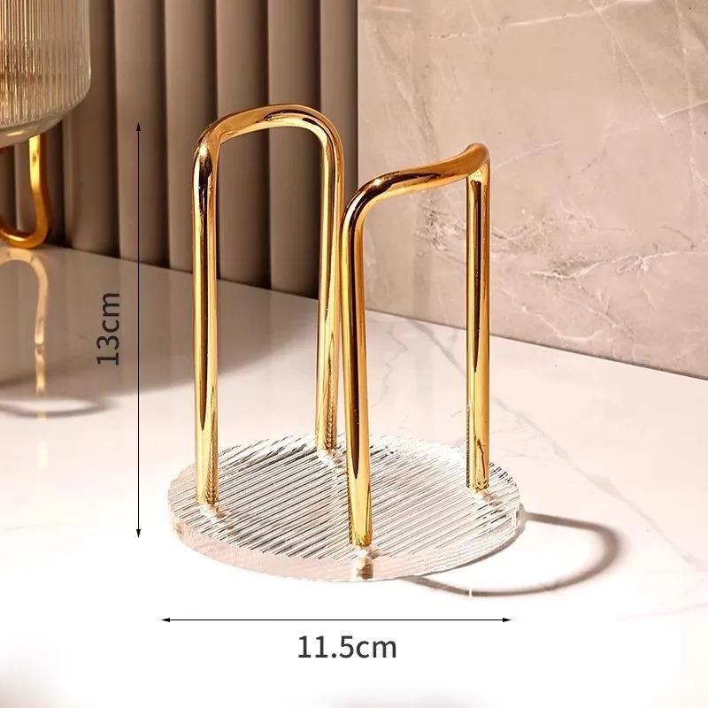 Thicken Durable Disposable Cup Luxurious Display Shelf Home Storage Rack for Home Dining Room Teacup Paper Cup Holder Dispenser