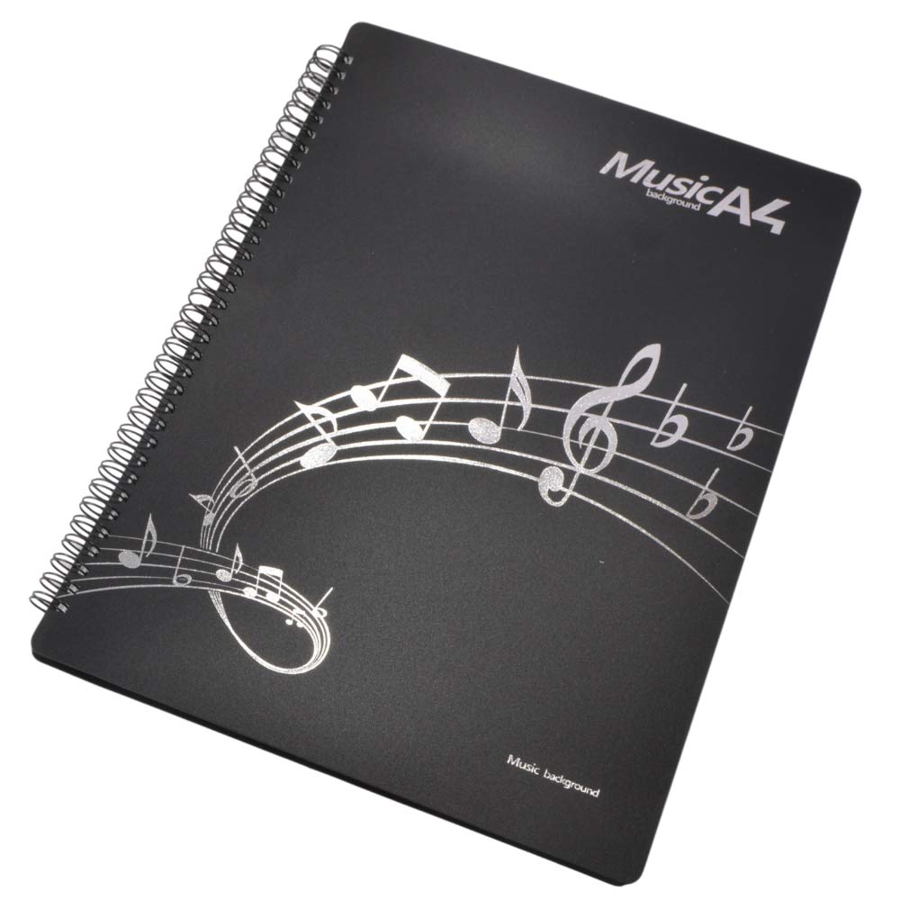 

[TKY] Music File, Band File, Music Score File, Music Score Holder, Ring-Type Storage, Organizer, Writing File, A4 (Black)