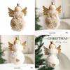 Christmas Angel Girl Plush Ornament With Cute Cartoon Design For Holiday Decor