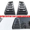 For VW Golf MK7 MK7.5 2013- Car Rear Louver Window Side Shutter Cover Trim Sticker Vent Scoop ABS Carbon Fiber Black Auto