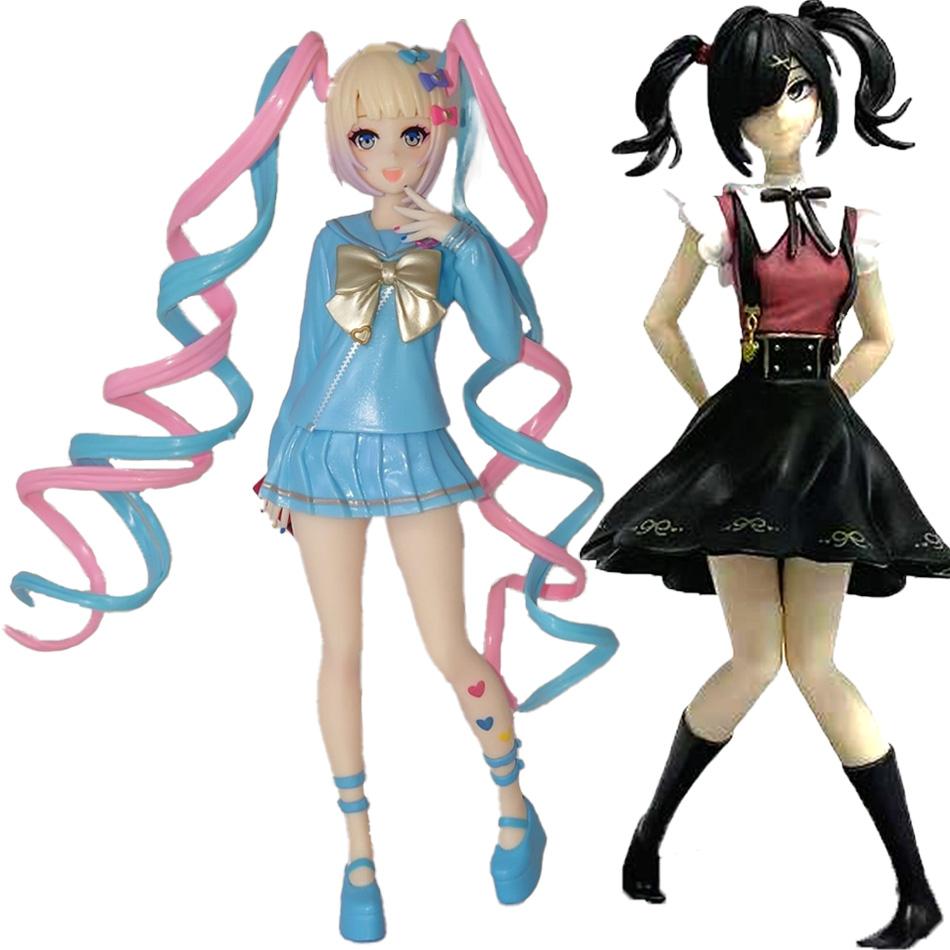 18.5CM Needy Girl Overdose Figure Rain KAnge Two Toys PVC Action Figure Amine Adult Anime Girl Statue Collectible Figurine Gifts