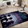1pc K-Pop themed poster Carpet Rug for Living Room Bedroom Home Sofa Decoration,Kids play Non-slip Floor Mat