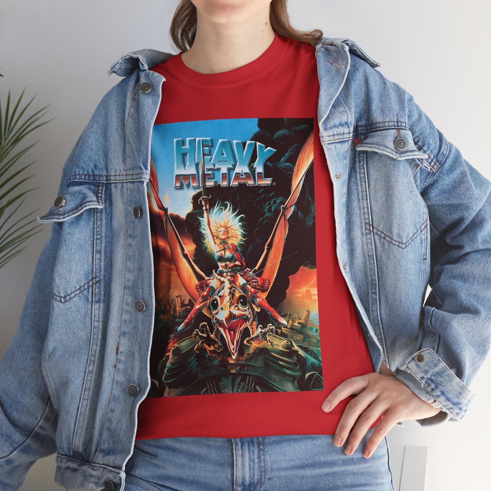Heavy Metal (1981) T-Shirt Mens Womens Tees Top Sci-Fi Fantasy Animation L