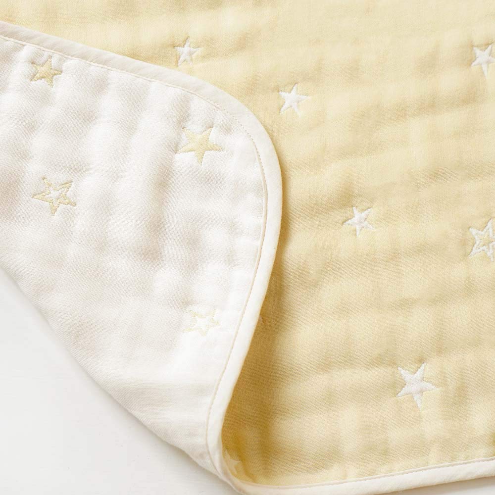 10mois Fluffy Gauze Mini 90 X 70 Cm (6-Layer Gauze) Quilt, 100% Cotton, Ecru, Small,