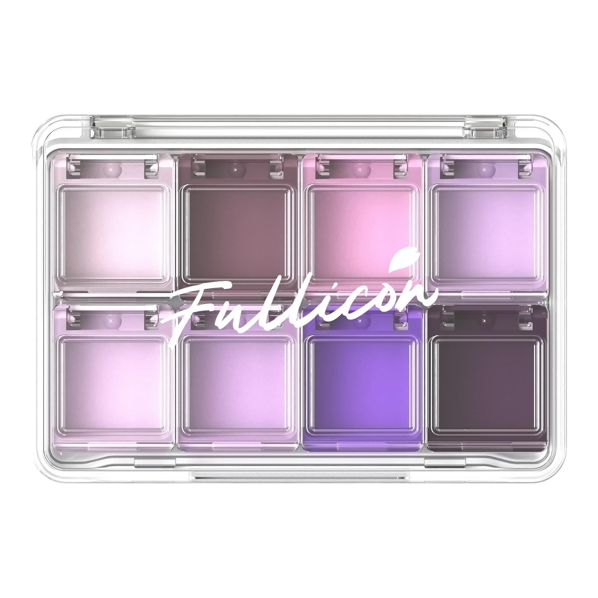 

Фулликон VitaBloom Футляр для таблеток 2 цвета (Розовые цветы сакуры)(Фиолетовый - цветок глицинии) Purple - Wisteria flower