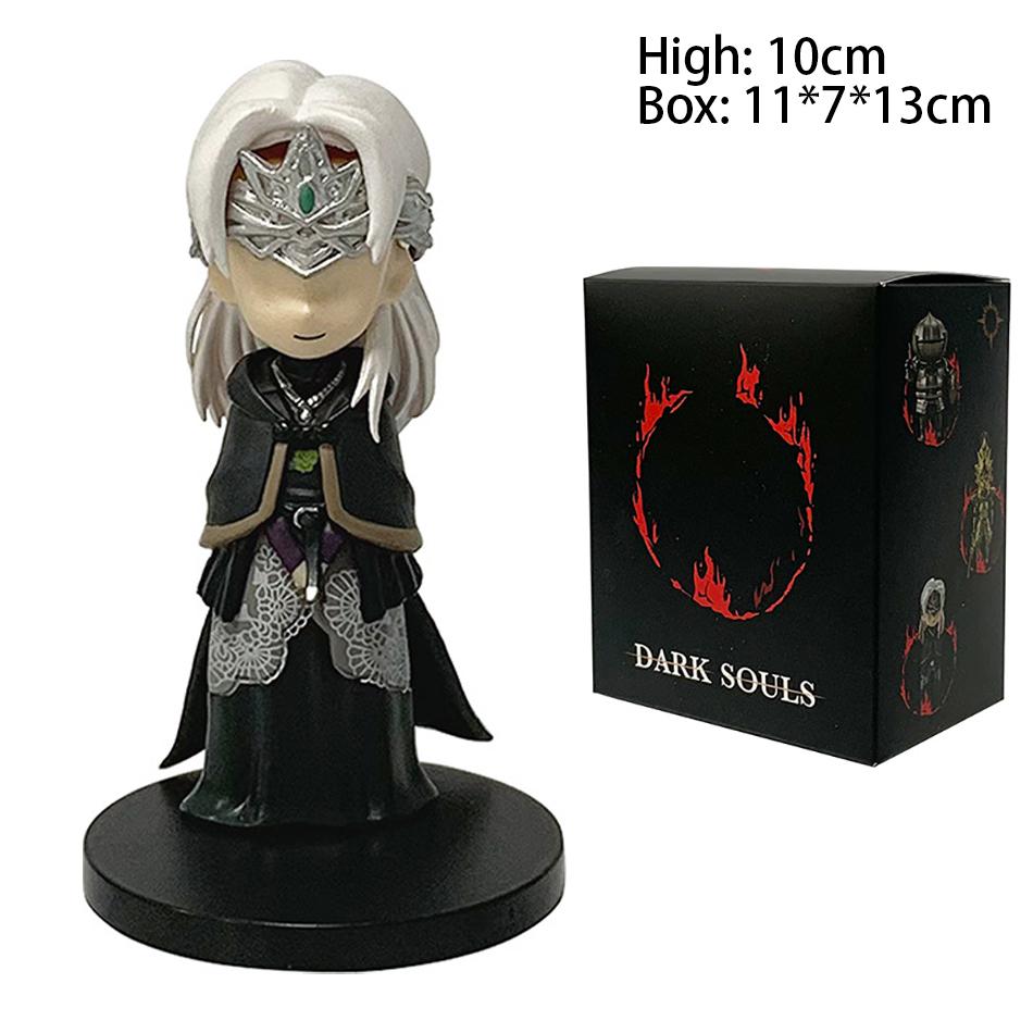 Q Version Dark Souls Anime Actionfigur Solaire Artorias Ornstein Feuerhüterin Puppe Anime Figur Modell Spielzeug für Jungen Geschenke
