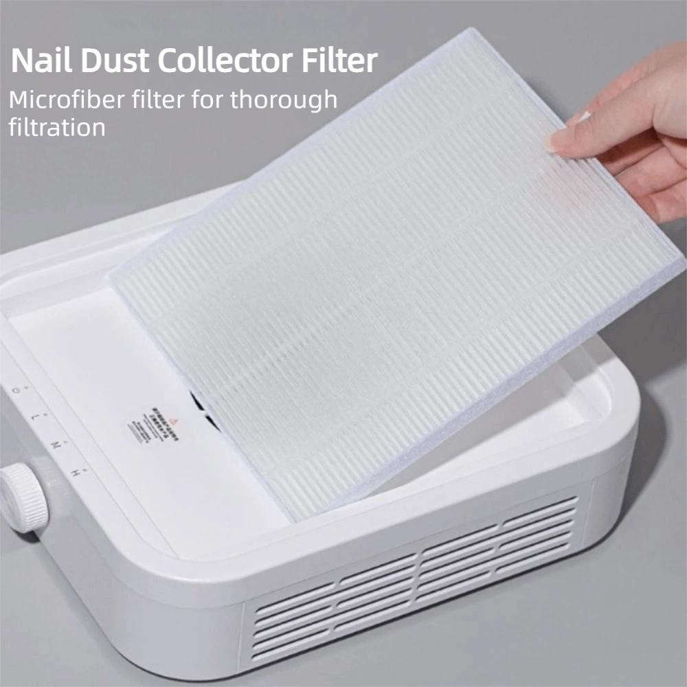 Replacement Nail Vacuum Cleaner Filter Multi-size Nail Dust Collector Filter Paper Nail Salon