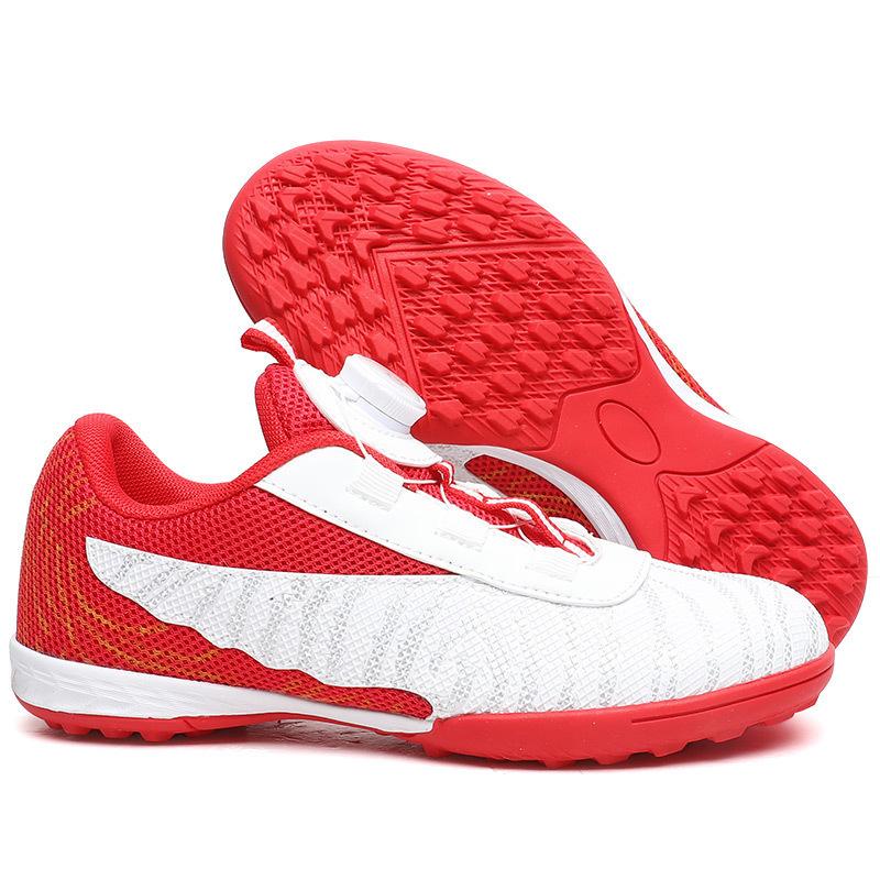 Elementary school students smash training nails low price spinning sneakers men's buttons World Cup football shoes girls
