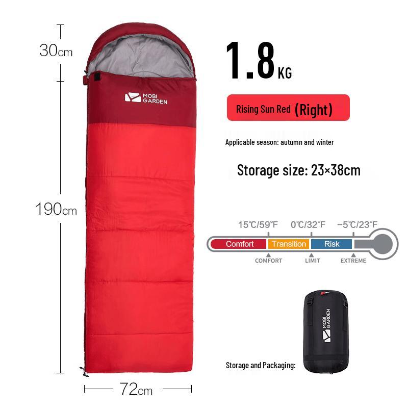 MOBIGARDEN Adult Winter Camping Sleeping Bag