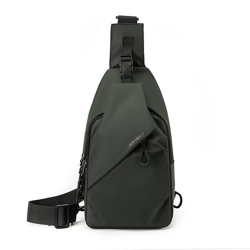 Men's Chest Bag Multi-functional Outdoor Crossbody Bag Water-repellent Shoulder Bag