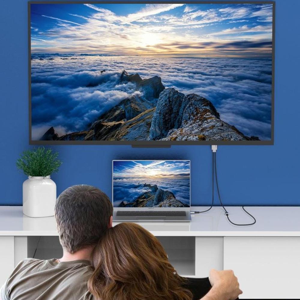 ONTEN 9572PD Type-C to HDMI Cable 4K 60Hz Video Adapter Cord for Phone Laptop Screen Mirroring