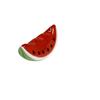 10pcs Ceramic Watermelon Dining Table Decoration Personalized Vegetable Fruit Chopstick Holder Chopstick Holder Table Pen Holder