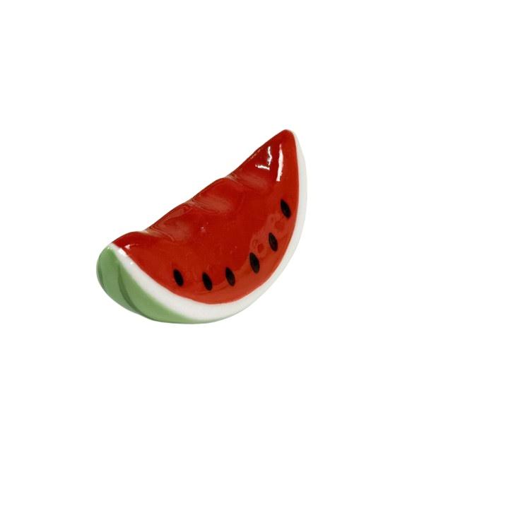 10pcs Ceramic Watermelon Dining Table Decoration Personalized Vegetable Fruit Chopstick Holder Chopstick Holder Table Pen Holder