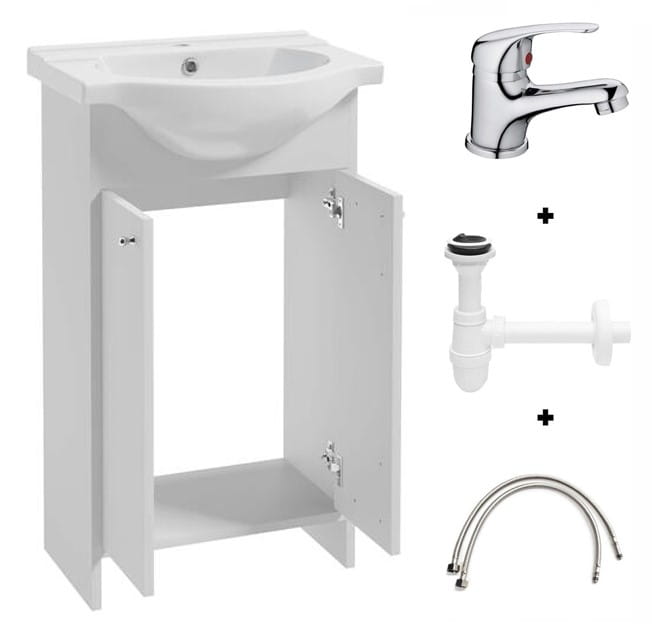 Bathroom Set Cabinet with Sink 50