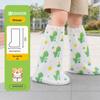 Disposable Transparent Waterproof Non-Slip High-Top Rain Boot Covers for Kids & Adults - Long Leg Protection for Rainy Days