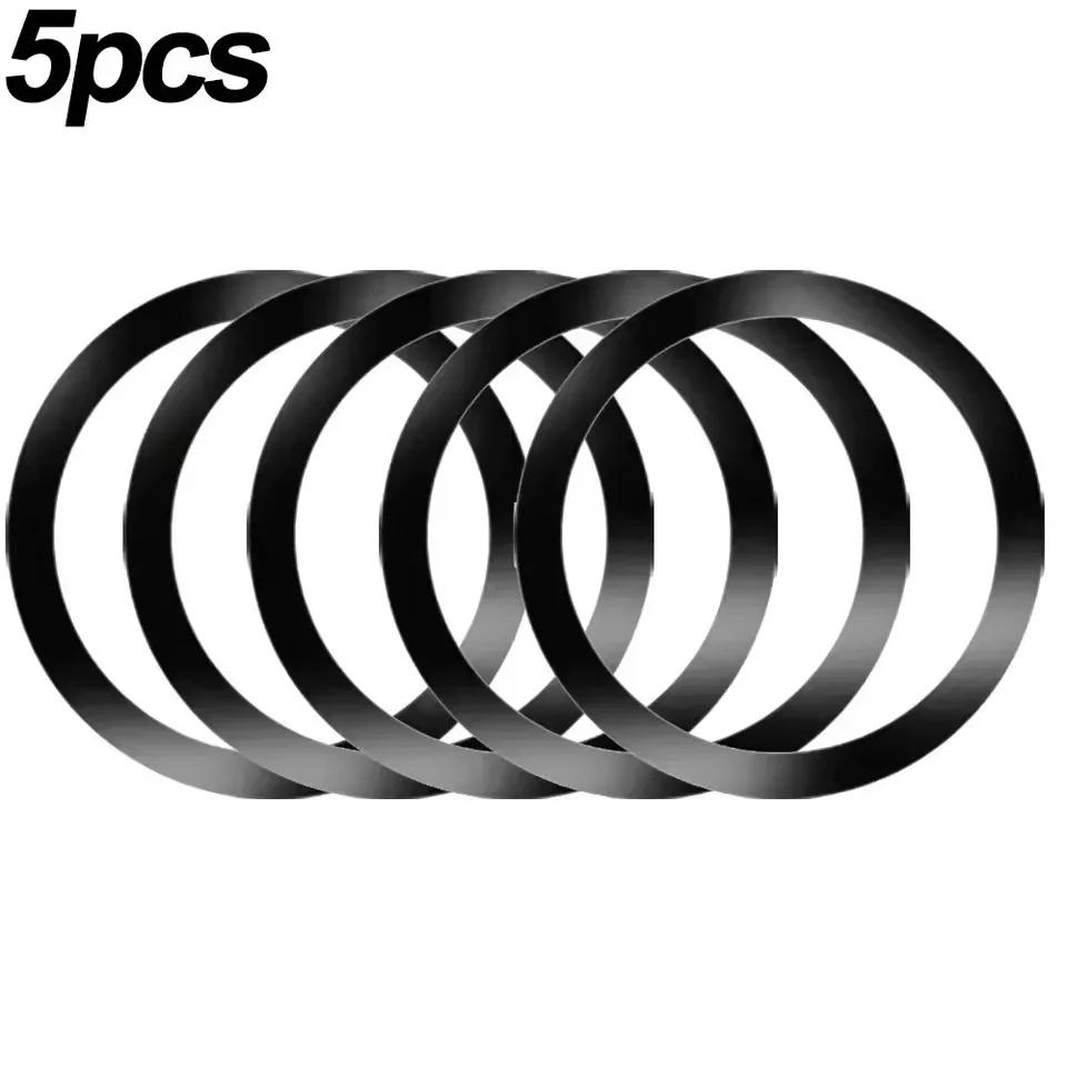 Universal Magnetic Metal Plate Ring For Samsung iPhone Magsafe Wireless Charger Car Phone Holder Sticker Round Magnet Patch