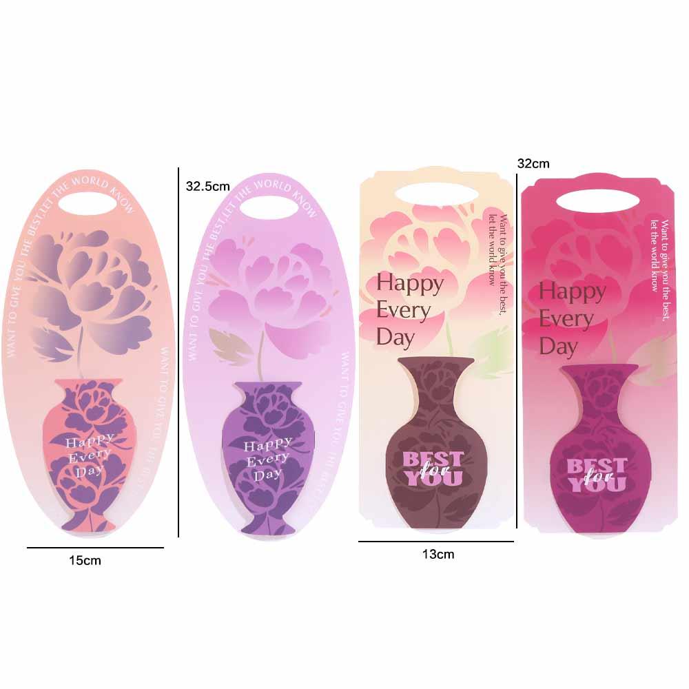 5PCS Hand-Held Bouquet Wrapping Box Handbag Flower Paper Bag Bouquet Wrapping