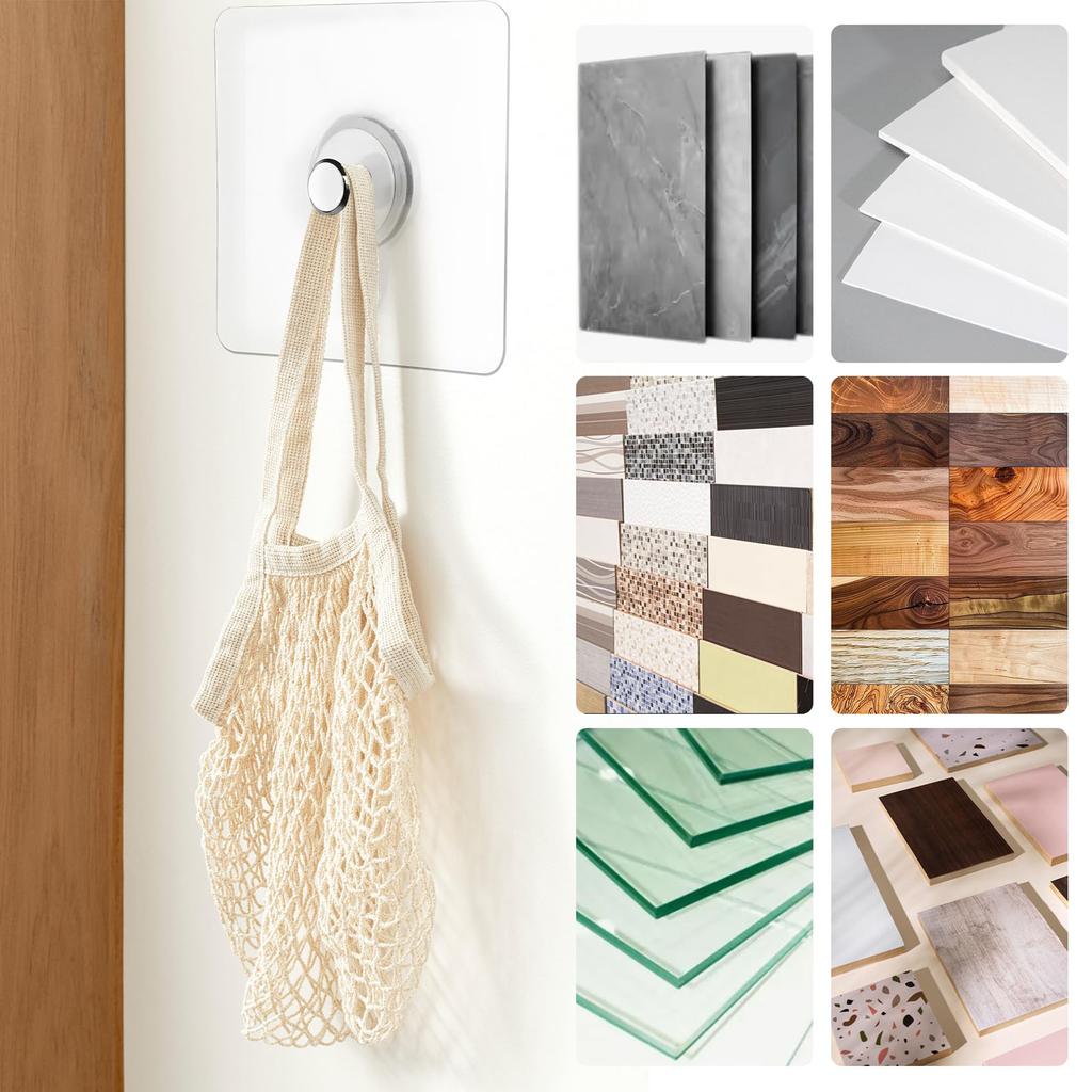 Bilder Aufhängen Ohne Bohren,Klebehaken Bilderrahmen, Bildaufhänger Selbstklebend Für Bilder, Poster, Fotos, Dekorative Gemälde (6 Pcs)