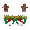 Holiday Party Supplies for Photos Christmas Glasses Photo Booth Props, Felt Reindeer Santa Snowman Eyeglasses Festive Costume Holidays Party,